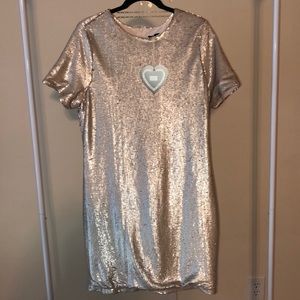 BRAND NEW GOLD PARTY DRESS FOR ASOS US SIZE 18!!!